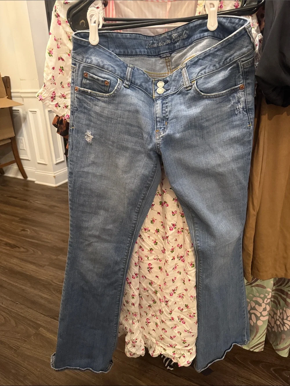 American Eagle Outfitters Light Blue Flare Jeans
